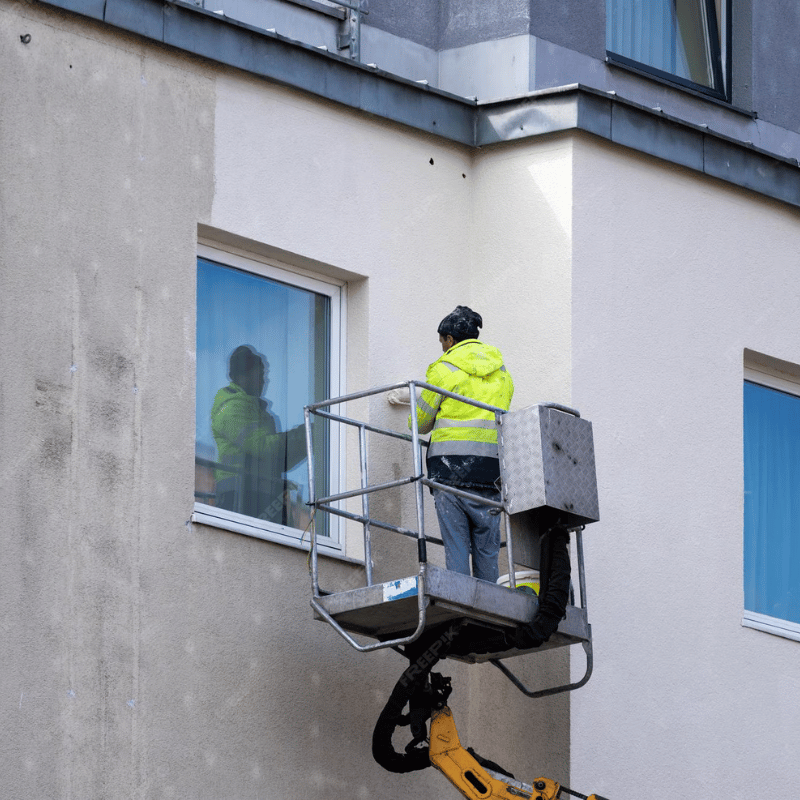 Fassadenreinigung_Göksel Gebäudereinigung Obersulm Heilbronn Treppenhausreinigung Obersulm